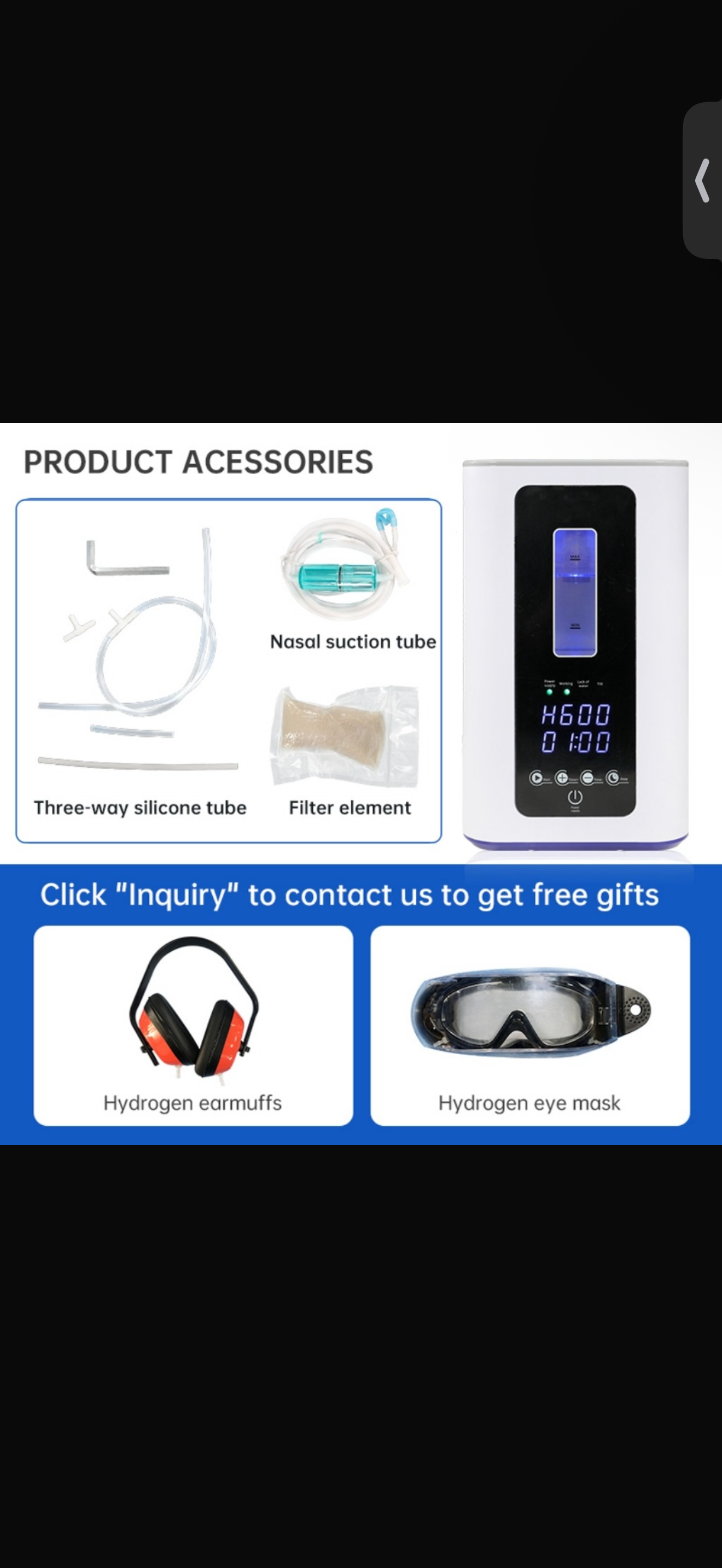 Body Software H600 Hydrogen Therapy Machine